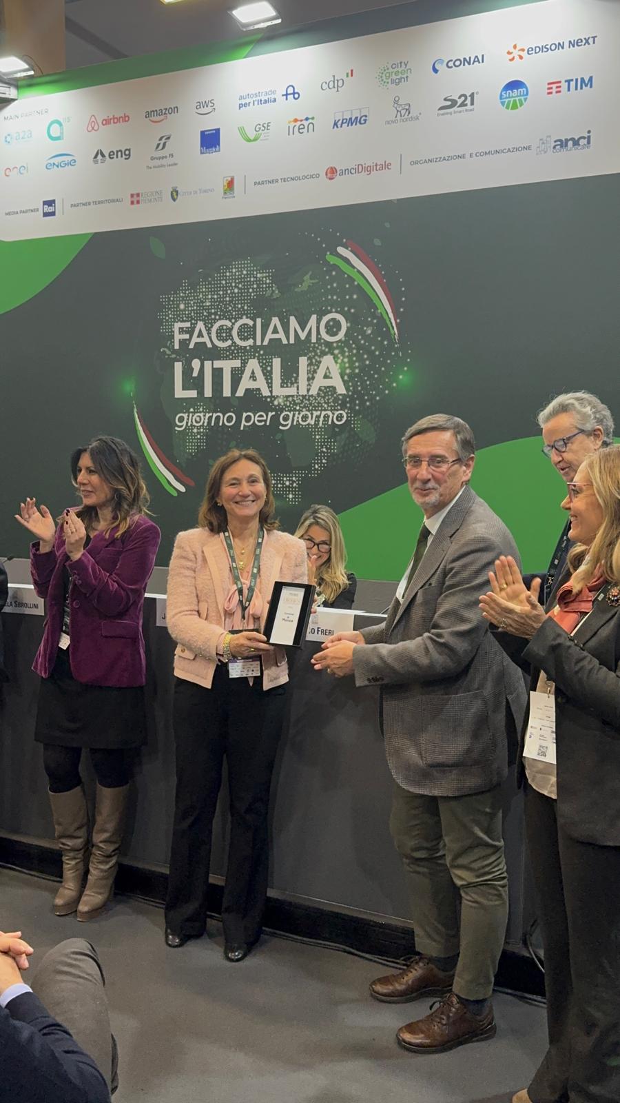 Monza vince il premio Urbes Award 2024 per la promozione di progetti in ambito sportivo